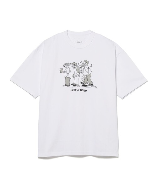 BEAMS T(ビームスティー)の「YUSUKE HANAI / T-shirt(Tシャツ/カットソー・メンズ・ホワイト・XX-LARGE/X-LARGE/LARGE/MEDIUM/SMALL/X-SMALL)」の2枚目の写真