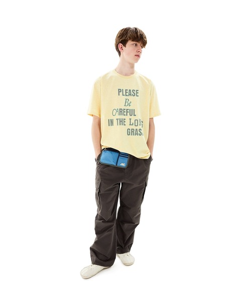 SUNLOVE(サンラブ)の「Rough Sign Tee(Tシャツ/カットソー・メンズ・イエロー/グリーン/ブラック・S/M/L/XL)」の13枚目の写真