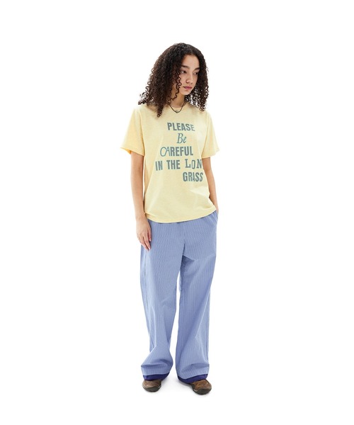 SUNLOVE(サンラブ)の「Rough Sign Tee(Tシャツ/カットソー・メンズ・イエロー/グリーン/ブラック・S/M/L/XL)」の14枚目の写真