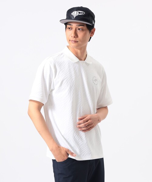 BEAMS GOLF(ビームスゴルフ)の「〈MEN〉ORANGE LABEL / ジャカード ゼブラ柄 ポロシャツ(ポロシャツ・メンズ・ブラック/ホワイト/グリーン・M/L/S/XL)」の21枚目の写真