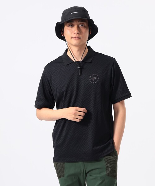 BEAMS GOLF(ビームスゴルフ)の「〈MEN〉ORANGE LABEL / ジャカード ゼブラ柄 ポロシャツ(ポロシャツ・メンズ・ブラック/ホワイト/グリーン・M/L/S/XL)」の19枚目の写真