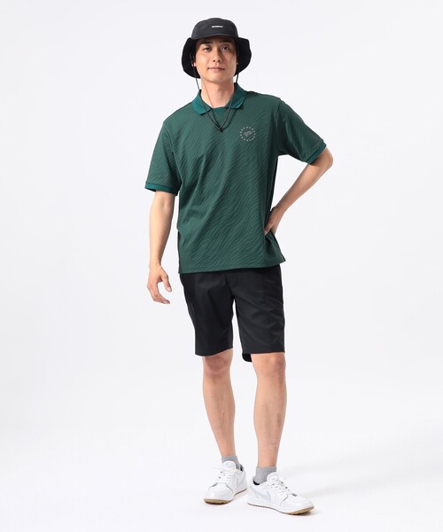 BEAMS GOLF(ビームスゴルフ)の「〈MEN〉ORANGE LABEL / ジャカード ゼブラ柄 ポロシャツ(ポロシャツ・メンズ・ブラック/ホワイト/グリーン・M/L/S/XL)」の18枚目の写真