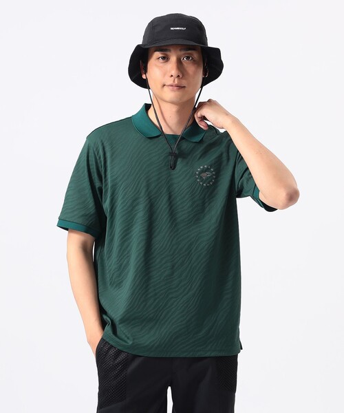 BEAMS GOLF(ビームスゴルフ)の「〈MEN〉ORANGE LABEL / ジャカード ゼブラ柄 ポロシャツ(ポロシャツ・メンズ・ブラック/ホワイト/グリーン・M/L/S/XL)」の17枚目の写真