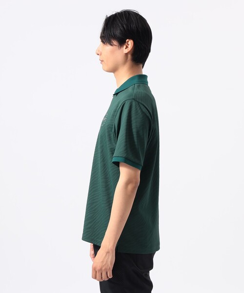 BEAMS GOLF(ビームスゴルフ)の「〈MEN〉ORANGE LABEL / ジャカード ゼブラ柄 ポロシャツ(ポロシャツ・メンズ・ブラック/ホワイト/グリーン・M/L/S/XL)」の16枚目の写真