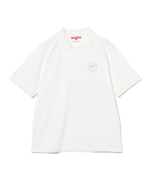BEAMS GOLF(ビームスゴルフ)の「〈MEN〉ORANGE LABEL / ジャカード ゼブラ柄 ポロシャツ(ポロシャツ・メンズ・ブラック/ホワイト/グリーン・M/L/S/XL)」の13枚目の写真
