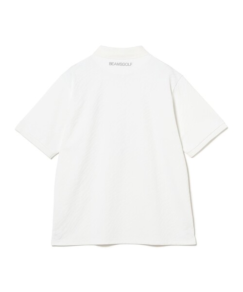 BEAMS GOLF(ビームスゴルフ)の「〈MEN〉ORANGE LABEL / ジャカード ゼブラ柄 ポロシャツ(ポロシャツ・メンズ・ブラック/ホワイト/グリーン・M/L/S/XL)」の8枚目の写真