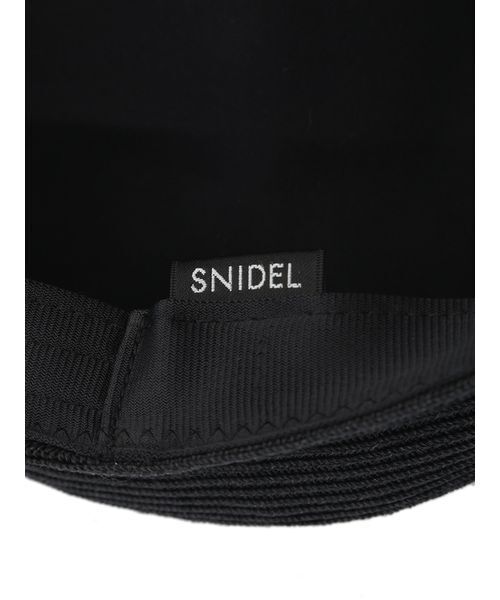 SNIDEL(スナイデル)の「ブレードキャスケット(キャスケット・レディース・ベージュ/ブラック・F)」の6枚目の写真