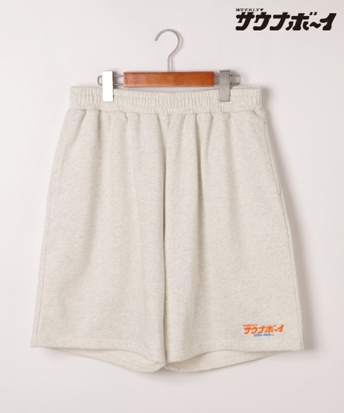 サウナボーイ（サウナボーイ）の「【サウナ×○○＝ととのう】サウナボーイハーフパンツ（その他パンツ・レディース・ライトグレー/ブラウン・LARGE/MEDIUM）」の3枚目の写真