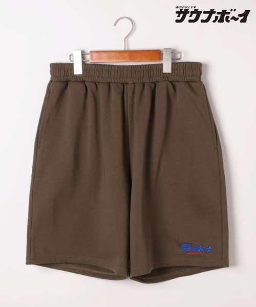 サウナボーイ（サウナボーイ）の「【サウナ×○○＝ととのう】サウナボーイハーフパンツ（その他パンツ・レディース・ライトグレー/ブラウン・LARGE/MEDIUM）」の4枚目の写真