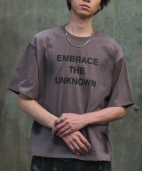 ILL'S(イルズ)の「VINTAGE LIKE SPRAYED LOGO T-SHIRT / ヴィンテージ風スプレーロゴTシャツ メンズ レディース ユニセックス(Tシャツ/カットソー・メンズ・ホワイト/スカイブルー/チャコールグレー・M/L)」の3枚目の写真