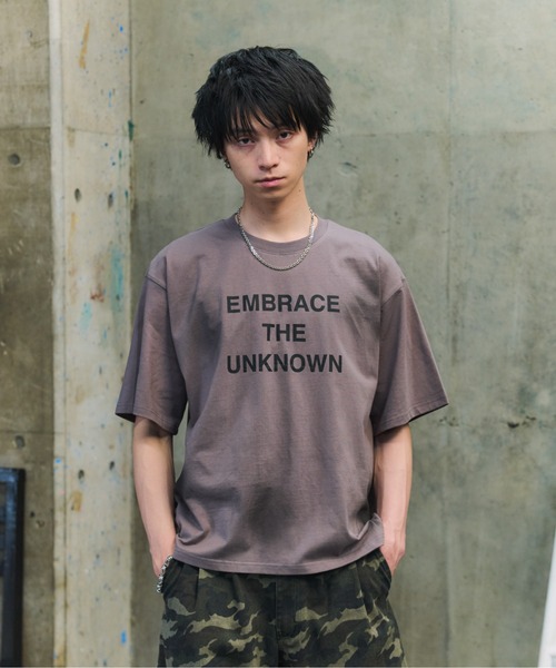 ILL'S(イルズ)の「VINTAGE LIKE SPRAYED LOGO T-SHIRT / ヴィンテージ風スプレーロゴTシャツ メンズ レディース ユニセックス(Tシャツ/カットソー・メンズ・ホワイト/スカイブルー/チャコールグレー・M/L)」の13枚目の写真