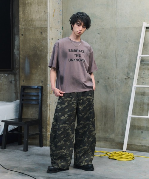ILL'S(イルズ)の「VINTAGE LIKE SPRAYED LOGO T-SHIRT / ヴィンテージ風スプレーロゴTシャツ メンズ レディース ユニセックス(Tシャツ/カットソー・メンズ・ホワイト/スカイブルー/チャコールグレー・M/L)」の17枚目の写真