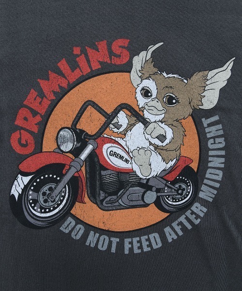 SILVER BULLET(シルバーバレット)の「『SILVER BULLET SELECT AP/シルバーバレットセレクト』Gremlins/グレムリン バイクTEE(Tシャツ/カットソー・レディース・スミクロ/アイボリー・LL/L/M)」の12枚目の写真
