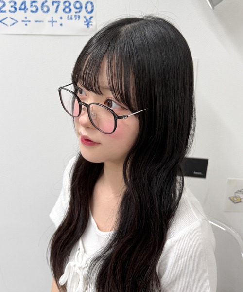WEGO(ウィゴー)の「WEGO/チークアイウェア(メガネ・レディース・ブラック・FREE)」の9枚目の写真