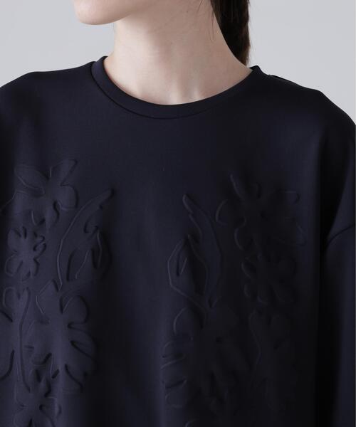 ADORE（アドーア）の「◆エンボスジャージー（Tシャツ/カットソー・レディース・ホワイト/ネイビー・38）」の7枚目の写真