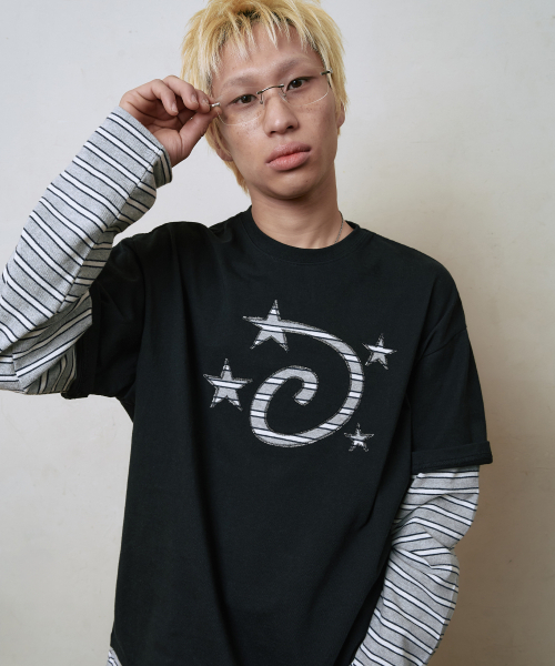 LOSERS CLUB(ルーザーズクラブ)の「スターロゴアプリケ長袖Tシャツブラック(Tシャツ/カットソー・レディース・その他・0/1/2)」の8枚目の写真