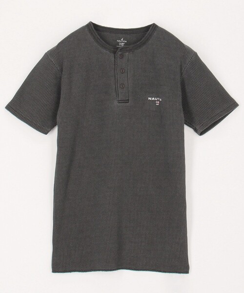 NAUTICA(ノーティカ)の「NAUTICA/ノーティカ Essentials タイトフィット S/S ヘンリーネック ワッフル ピグメントTシャツ(Tシャツ/カットソー・メンズ・ネイビー/オリーブ/チャコールグレー・MEDIUM/SMALL/LARGE/XX-LARGE/X-LARGE)」の19枚目の写真