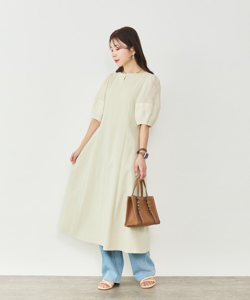 Sirin(シリン)の「ボリューム袖シアーワンピース【2サイズ展開】(ワンピース・レディース・ベージュ/ブラック・XS/S)」の22枚目の写真