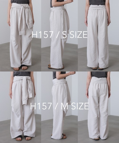 Bab（バブ）の「【選べるサイズ展開】ウエスト巻きサイドタックパンツ（その他パンツ・レディース・A/B・S/M）」の22枚目の写真