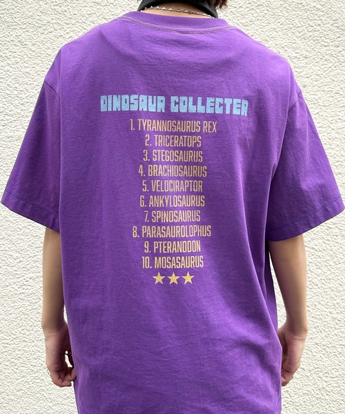 DOUBLE NAME(ダブルネーム)の「Dino.Figure Collector TEE(Tシャツ/カットソー・レディース・ブラック/パープル/オフホワイト・FREE)」の14枚目の写真