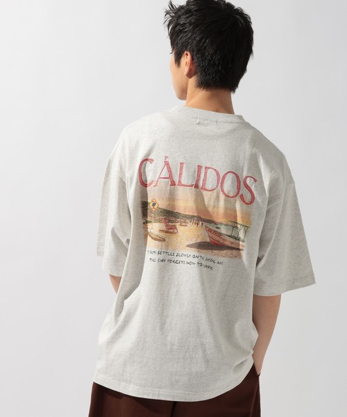 niko and...(ニコアンド)の「スーベニア刺繍Tシャツ(Tシャツ/カットソー・メンズ・グレー系その他/オフホワイト/杢グレー・LARGE/MEDIUM)」の9枚目の写真