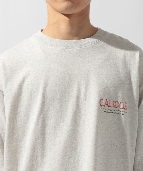 niko and...(ニコアンド)の「スーベニア刺繍Tシャツ(Tシャツ/カットソー・メンズ・グレー系その他/オフホワイト/杢グレー・LARGE/MEDIUM)」の18枚目の写真