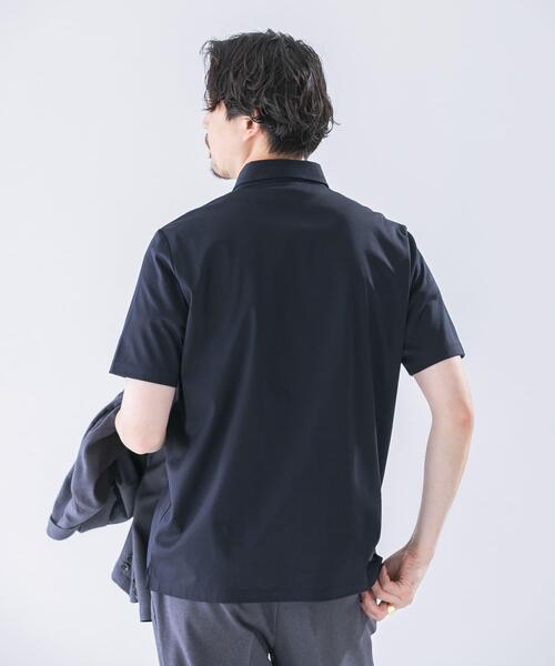 URBAN RESEARCH DOORS(アーバンリサーチドアーズ)の「LIFE STYLE TAILOR 『UR TECH』サマシェア ドレスポロ(シャツ/ブラウス・メンズ・ライトグレー/ネイビー・MEDIUM/LARGE)」の13枚目の写真