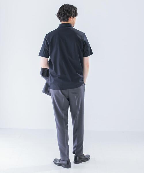 URBAN RESEARCH DOORS(アーバンリサーチドアーズ)の「LIFE STYLE TAILOR 『UR TECH』サマシェア ドレスポロ(シャツ/ブラウス・メンズ・ライトグレー/ネイビー・MEDIUM/LARGE)」の15枚目の写真