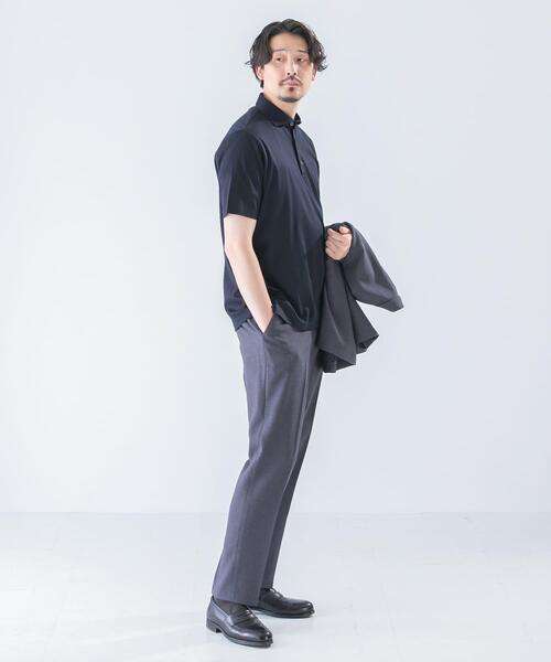 URBAN RESEARCH DOORS(アーバンリサーチドアーズ)の「LIFE STYLE TAILOR 『UR TECH』サマシェア ドレスポロ(シャツ/ブラウス・メンズ・ライトグレー/ネイビー・MEDIUM/LARGE)」の16枚目の写真