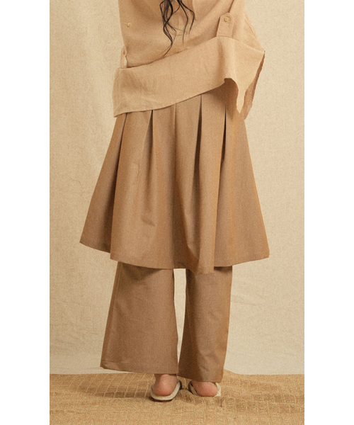 RECULER（ルキュレ）の「Skirt pants Beige (Ver. 26ss)（その他パンツ・レディース・その他・FREE）」の2枚目の写真