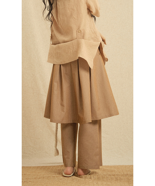 RECULER（ルキュレ）の「Skirt pants Beige (Ver. 26ss)（その他パンツ・レディース・その他・FREE）」の4枚目の写真