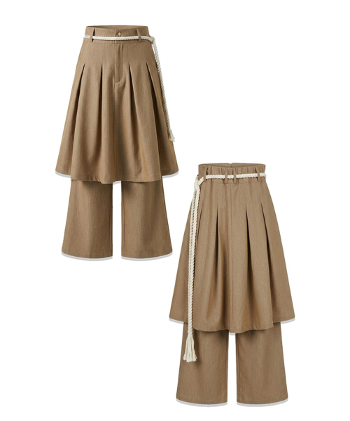RECULER（ルキュレ）の「Skirt pants Beige (Ver. 26ss)（その他パンツ・レディース・その他・FREE）」の5枚目の写真