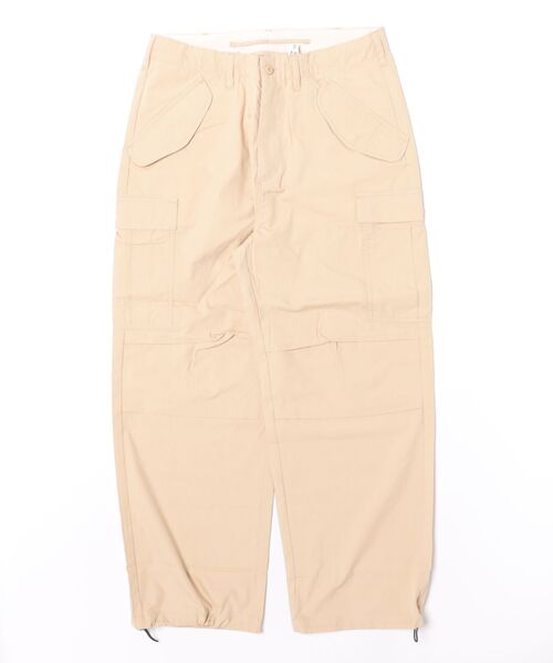 UNIVERSAL OVERALL(ユニバーサルオーバーオール)の「【72】【it】【UNIVERSAL OVERALL】C/N CARGO PANTS(カーゴパンツ・メンズ・オリーブ/ベージュ・LARGE)」の1枚目の写真