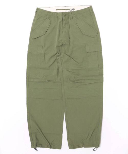 UNIVERSAL OVERALL(ユニバーサルオーバーオール)の「【72】【it】【UNIVERSAL OVERALL】C/N CARGO PANTS(カーゴパンツ・メンズ・オリーブ/ベージュ・LARGE)」の2枚目の写真