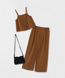 [L's］キャミソール&パンツ バッグ <3点セット>NY/PU <撥水、４WAYストレッチ、UVカット>