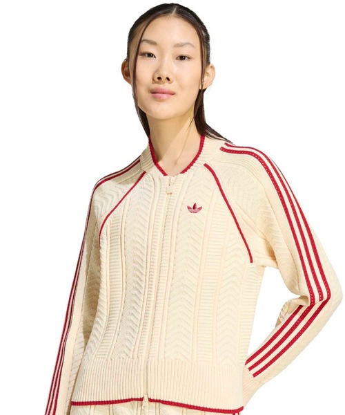 adidas(アディダス)の「adidas SST TRACKTOP / アディダス SST トラックトップ(その他トップス・レディース・ベージュ・S/M/L)」の2枚目の写真