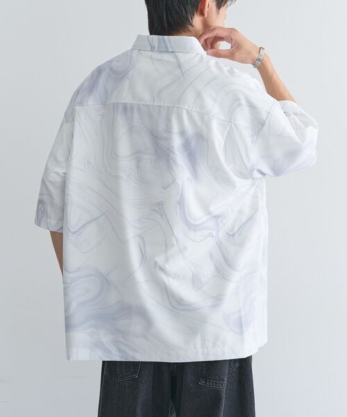 CRAFT STANDARD BOUTIQUE（クラフトスタンダードブティック）の「タイダイ柄半袖シャツ（シャツ/ブラウス・メンズ・ブラック/ホワイト・L/M）」の5枚目の写真