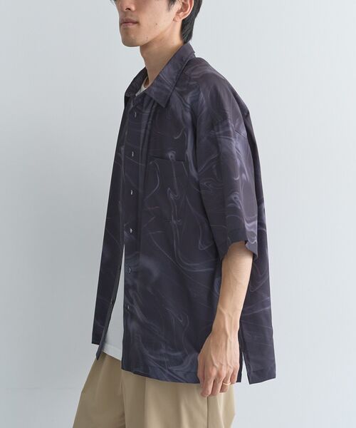 CRAFT STANDARD BOUTIQUE（クラフトスタンダードブティック）の「タイダイ柄半袖シャツ（シャツ/ブラウス・メンズ・ブラック/ホワイト・L/M）」の10枚目の写真