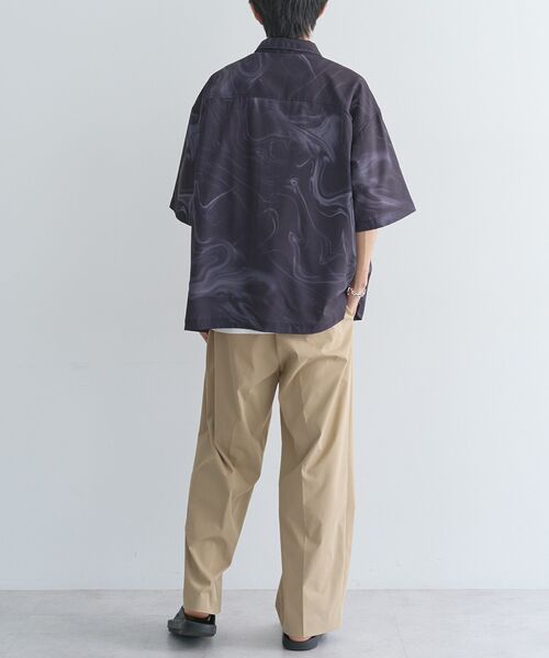 CRAFT STANDARD BOUTIQUE（クラフトスタンダードブティック）の「タイダイ柄半袖シャツ（シャツ/ブラウス・メンズ・ブラック/ホワイト・L/M）」の14枚目の写真