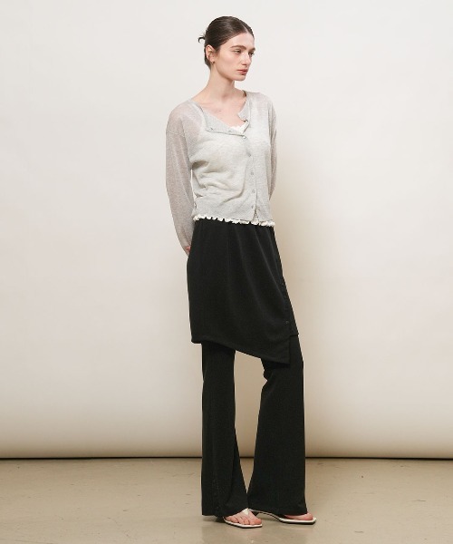 GENERAL IDEA(ジェネラルアイデア)の「【GENERAL IDEA】パッカブルシアーロングスリーブカーディガン / PACKABLE SHEER LONG SLEEVE CARDIGAN(カーディガン/ボレロ・レディース・グレー/ホワイト/ブラック/レモンイエロー・L/M/S)」の15枚目の写真