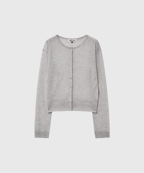 GENERAL IDEA(ジェネラルアイデア)の「【GENERAL IDEA】パッカブルシアーロングスリーブカーディガン / PACKABLE SHEER LONG SLEEVE CARDIGAN(カーディガン/ボレロ・レディース・グレー/ホワイト/ブラック/レモンイエロー・L/M/S)」の16枚目の写真