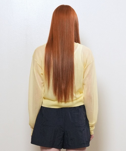 GENERAL IDEA(ジェネラルアイデア)の「【GENERAL IDEA】パッカブルシアーロングスリーブカーディガン / PACKABLE SHEER LONG SLEEVE CARDIGAN(カーディガン/ボレロ・レディース・グレー/ホワイト/ブラック/レモンイエロー・L/M/S)」の19枚目の写真