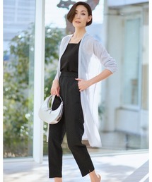 小紋柄ジャカード・センタープレスパンツ