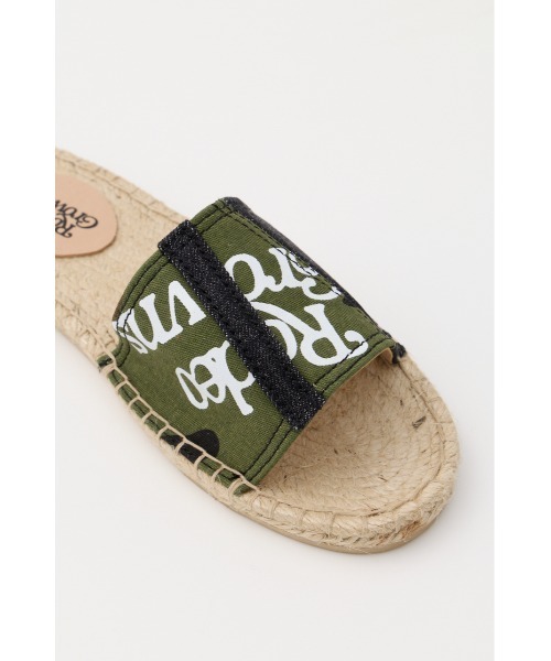 RODEO CROWNS WIDE BOWL(ロデオクラウンズワイドボウル)の「DENIM JUTE SANDAL(サンダル・レディース・ブルー系その他/ブラック系その他・MEDIUM/LARGE)」の6枚目の写真