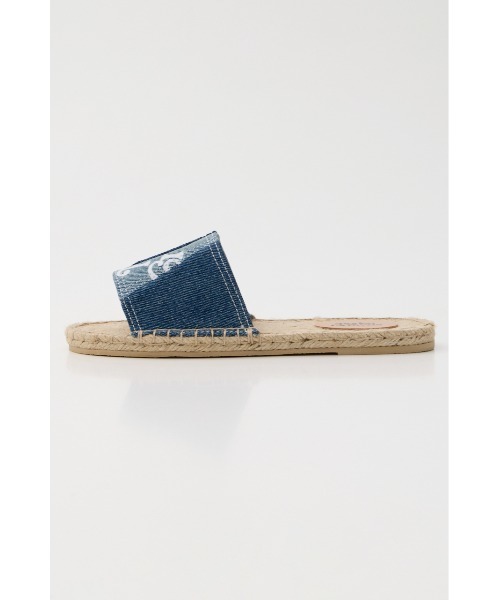 RODEO CROWNS WIDE BOWL(ロデオクラウンズワイドボウル)の「DENIM JUTE SANDAL(サンダル・レディース・ブルー系その他/ブラック系その他・MEDIUM/LARGE)」の9枚目の写真