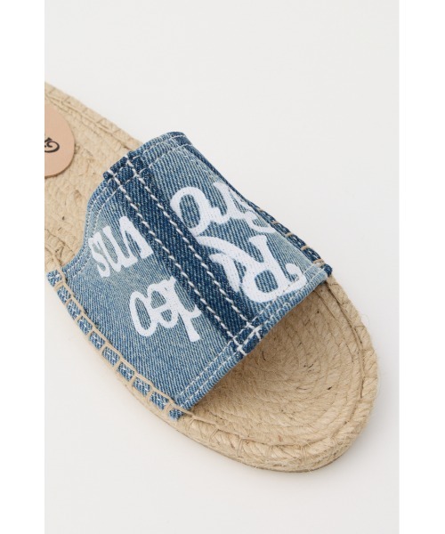 RODEO CROWNS WIDE BOWL(ロデオクラウンズワイドボウル)の「DENIM JUTE SANDAL(サンダル・レディース・ブルー系その他/ブラック系その他・MEDIUM/LARGE)」の12枚目の写真