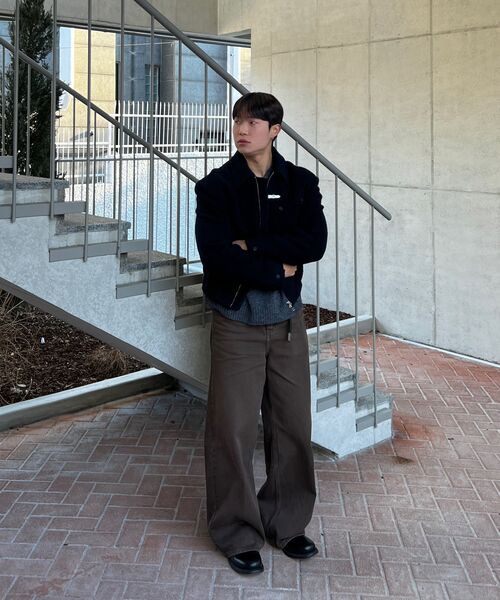 NONBLANK（ノンブランク）の「ウールカラー ニット_TAILOR GREY（ニット/セーター・メンズ・グレー・MEDIUM/LARGE/X-LARGE）」の11枚目の写真
