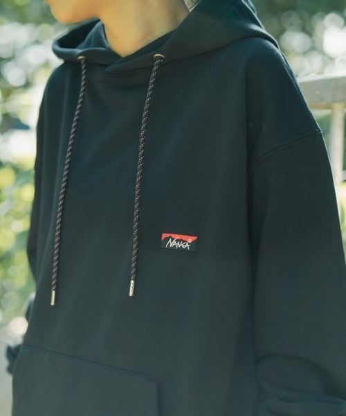 NANGA（ナンガ）の「【WEB先行予約】[NANGA/ナンガ] 別注 フードロゴ刺繍スウェットパーカー（パーカー・レディース・グレー/ブラック・M/S/L）」の16枚目の写真