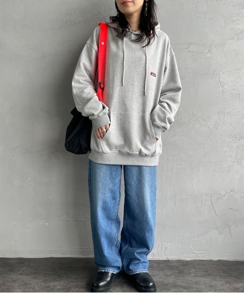 NANGA（ナンガ）の「【WEB先行予約】[NANGA/ナンガ] 別注 フードロゴ刺繍スウェットパーカー（パーカー・レディース・グレー/ブラック・M/S/L）」の14枚目の写真
