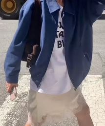 haag（ヘイグ）の「a harrington jacket (fade navy)（その他アウター）」